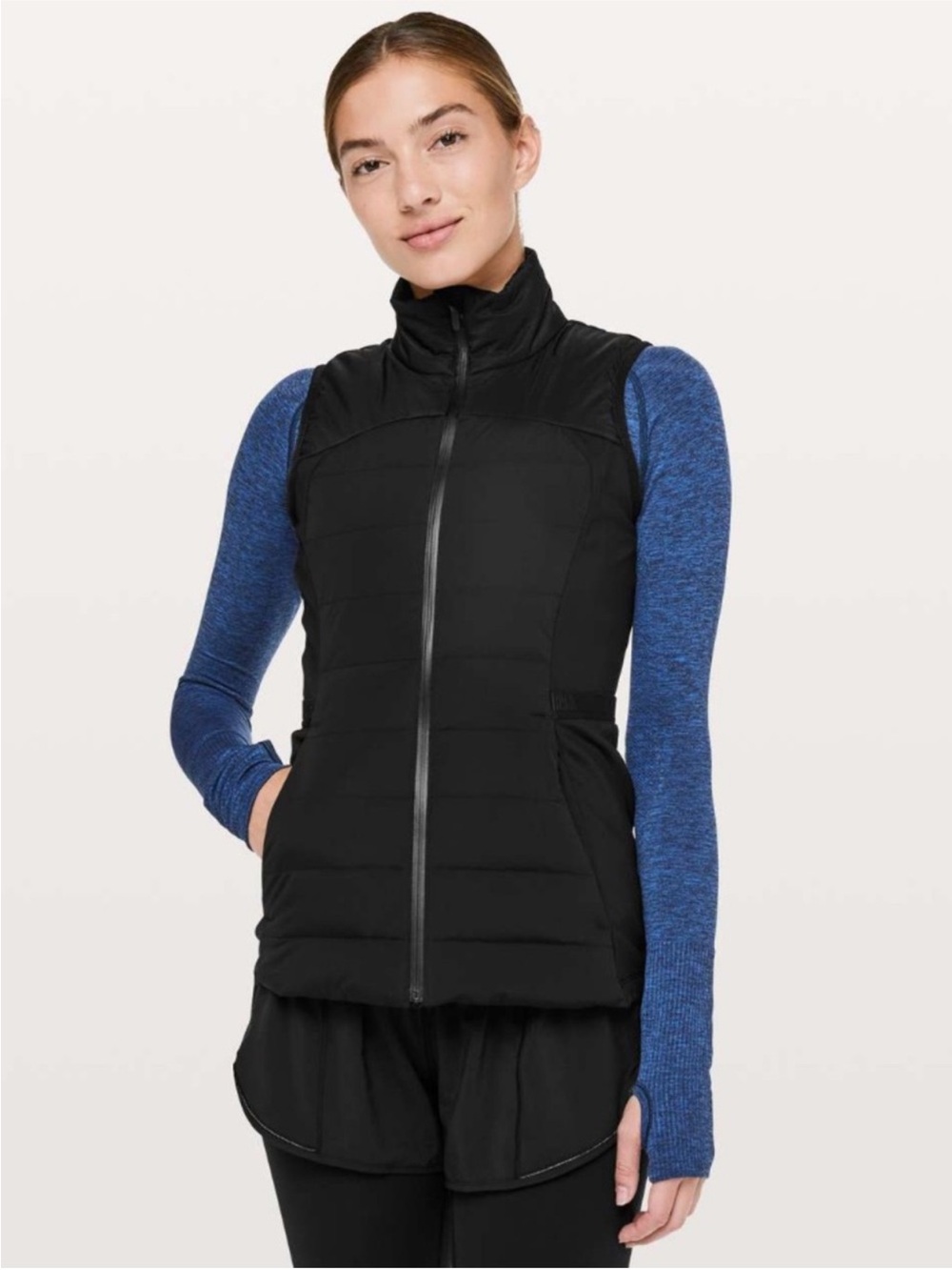 Lululemon Down For It All Vest Black (Second Release) size 6